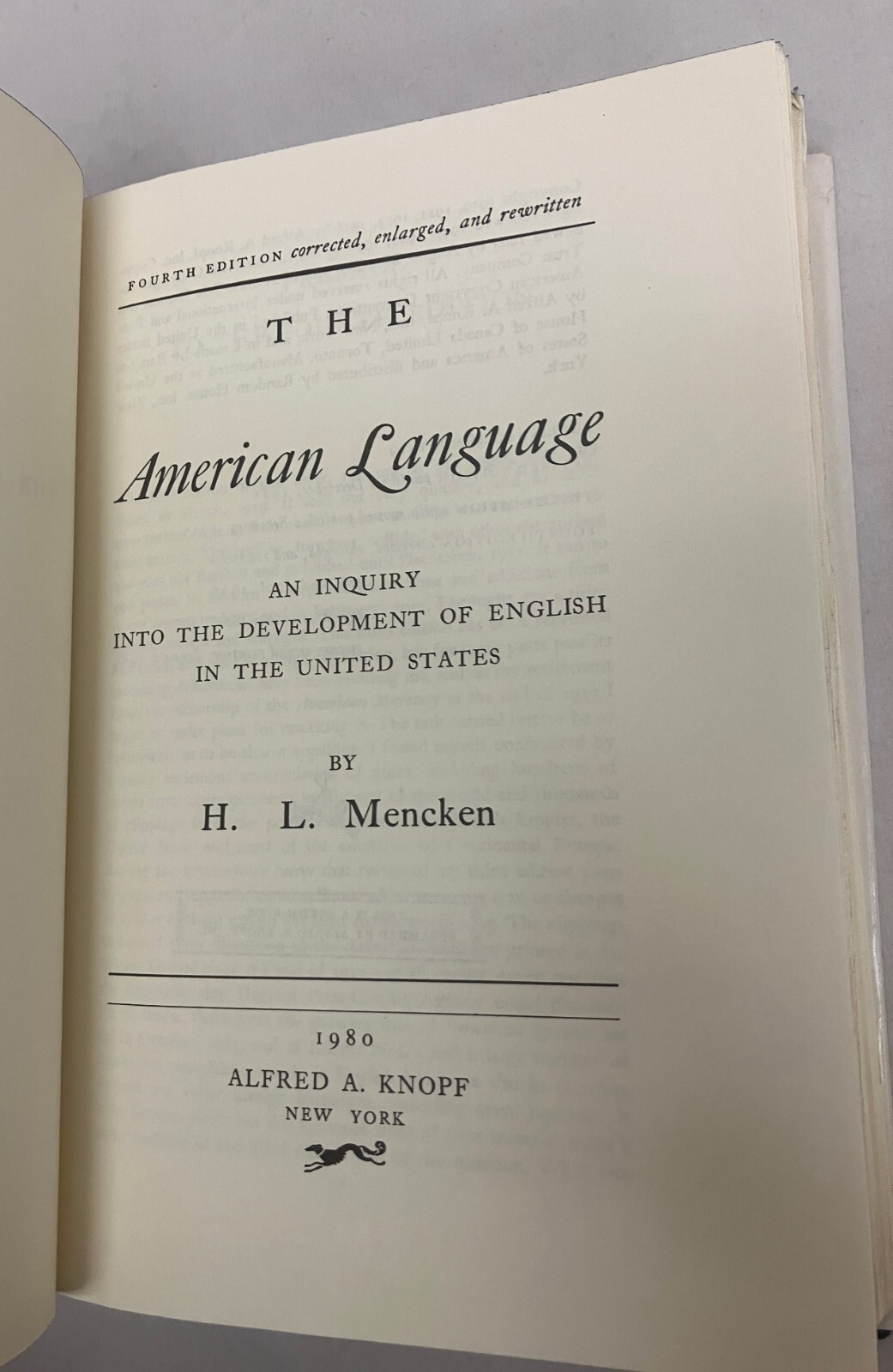 3 VOLUME SET The American Language by H. L. Mencken w/Supplements 1 & 2 HCs