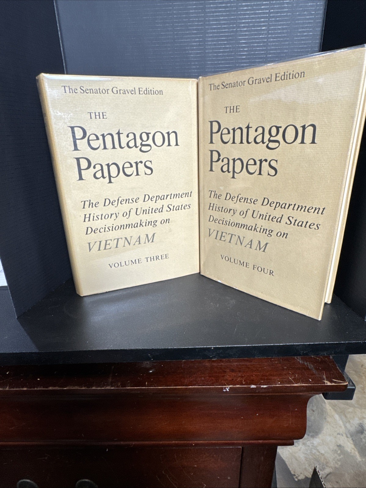 The Pentagon Papers Gravel Edition 4 Vol Set 1971 Beacon Press HC/DJ EX