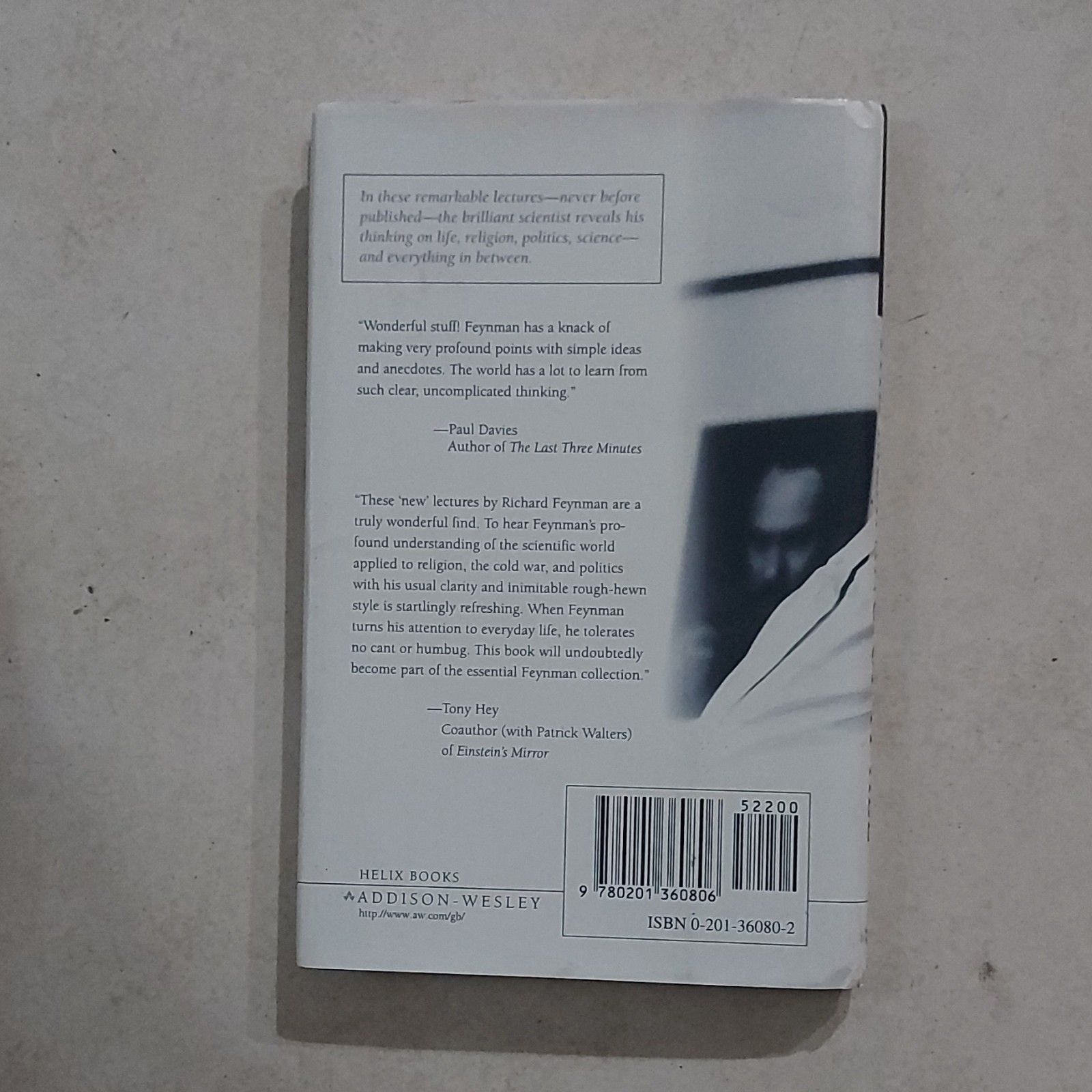 The Meaning of It All by Richard P. Feynman (Hardcover, Science, Dust Jacket)