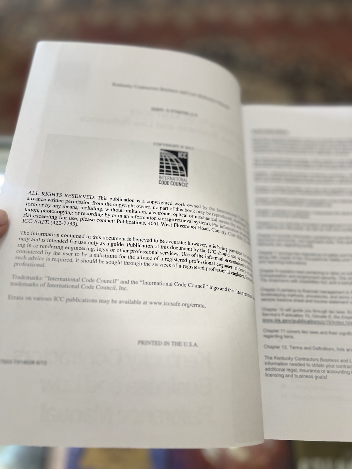 Kentucky Contractors Business and Law Reference Manual, 5th Editi