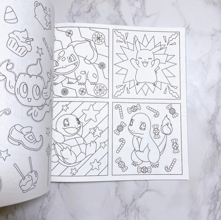Pokèmon Monster Coloring Book 88Pages ( 25 x 25cm) Korean Ver.
