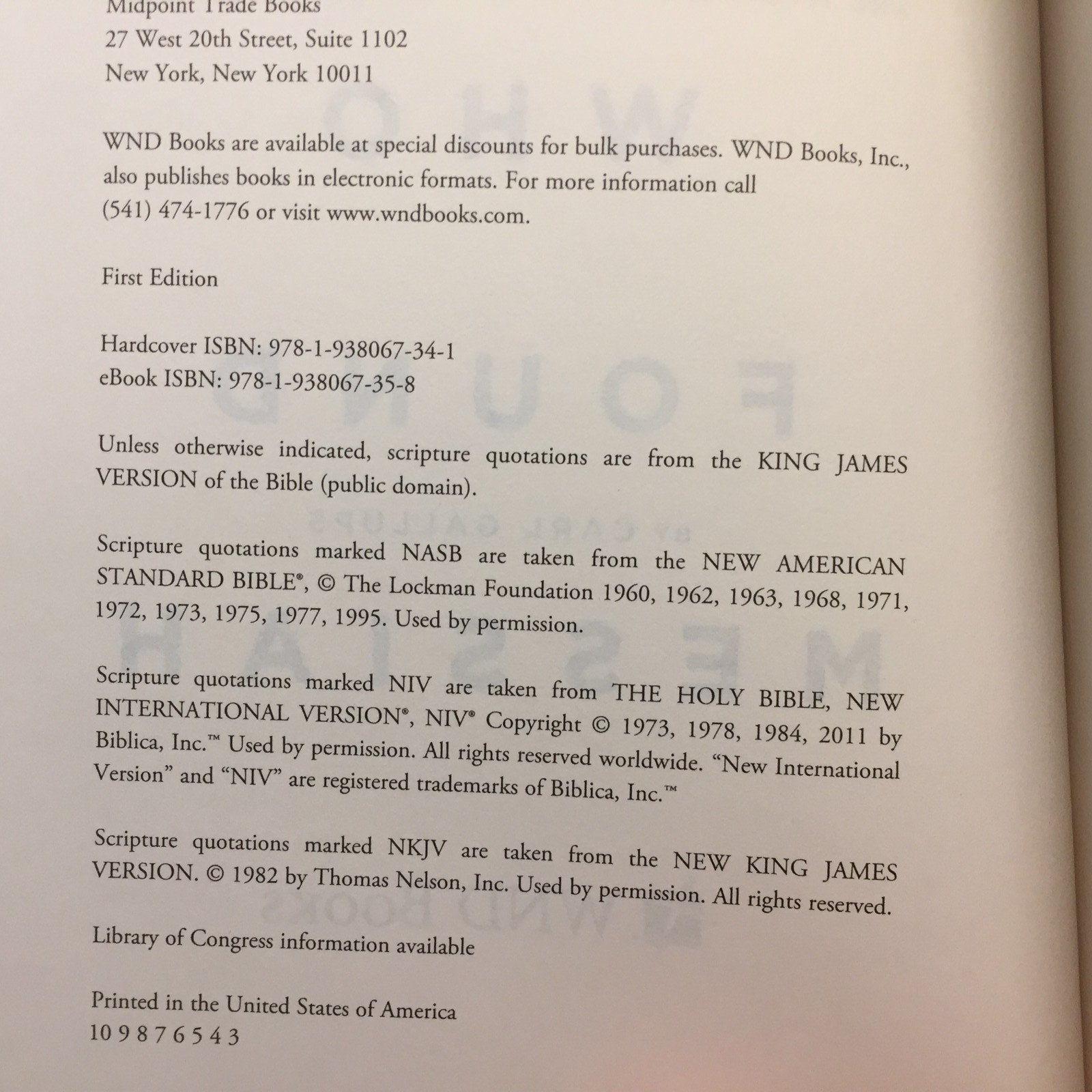 The Rabbi Who Found Messiah Carl Gallups 2013 Wnd Books Biblical Studies SIGNED