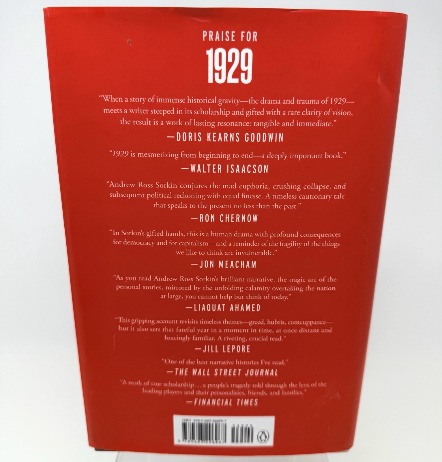 1929 : Inside the Greatest Crash in Wall Street History By Ross Sorkin Hardback