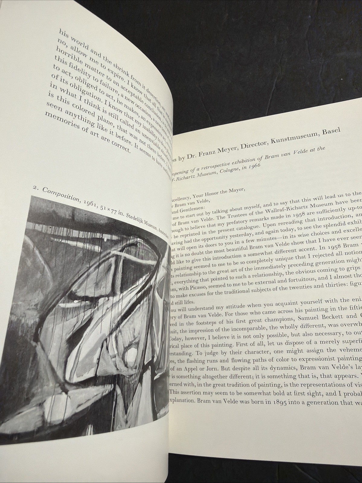 Art: Bram Van Velde Paintings 1957-1967 Samuel Breckett Paperback 1968