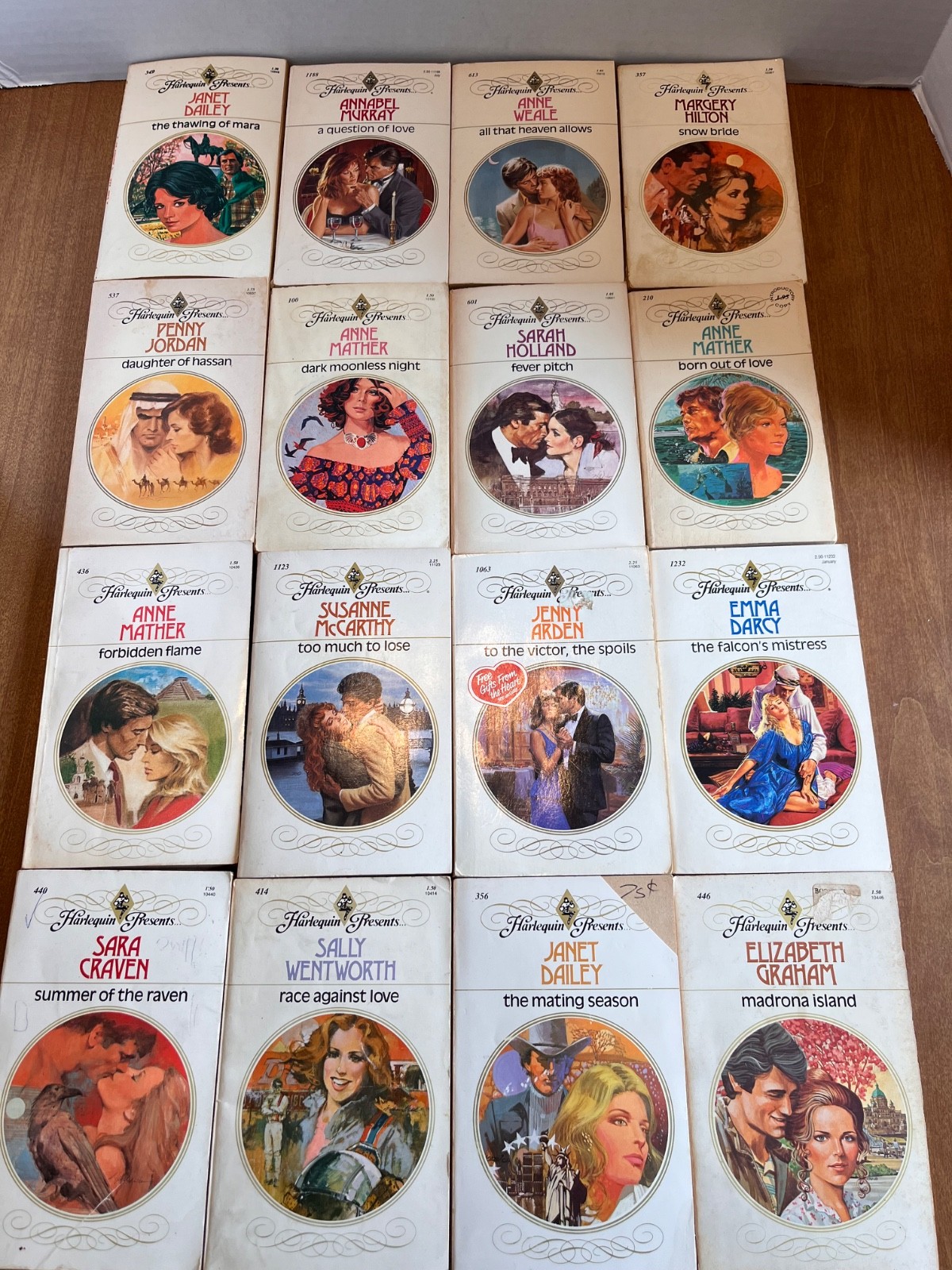 Harlequin Presents Romance Lot of 16 Paperback (See Photos for Titles)