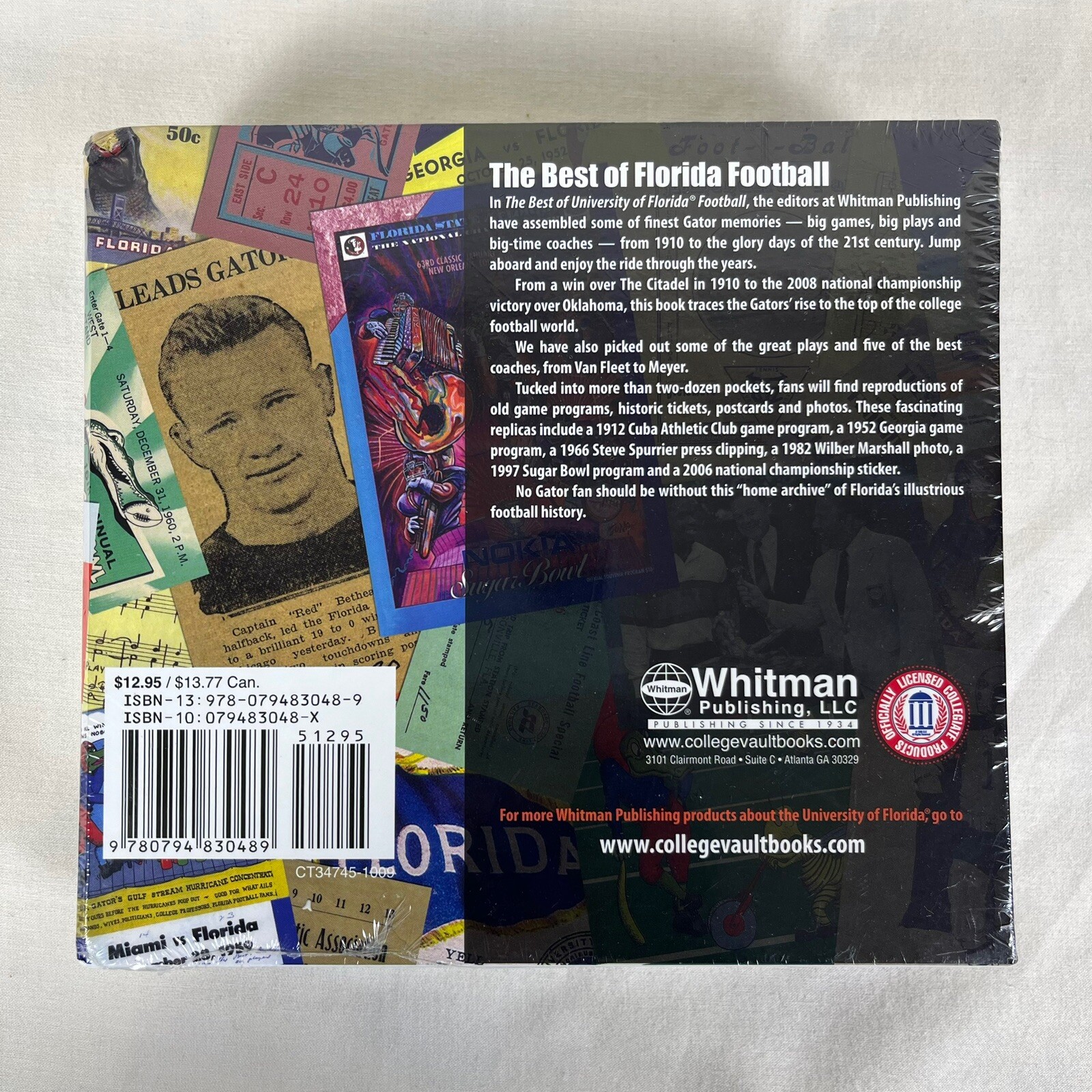 The Best of University of Florida Football Book Whitman Publishing NEW/SEALED