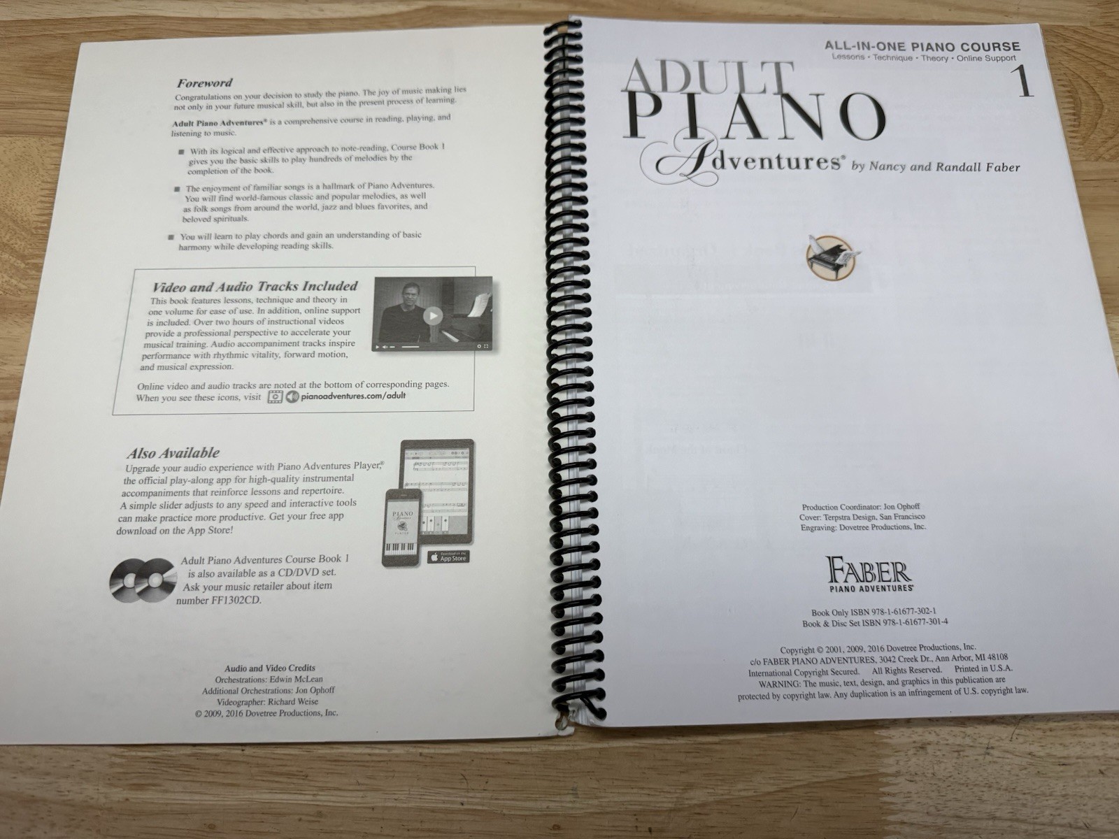 Adult Piano Adventures All-in-One Piano Course Book Vol 1: Book Good Condition