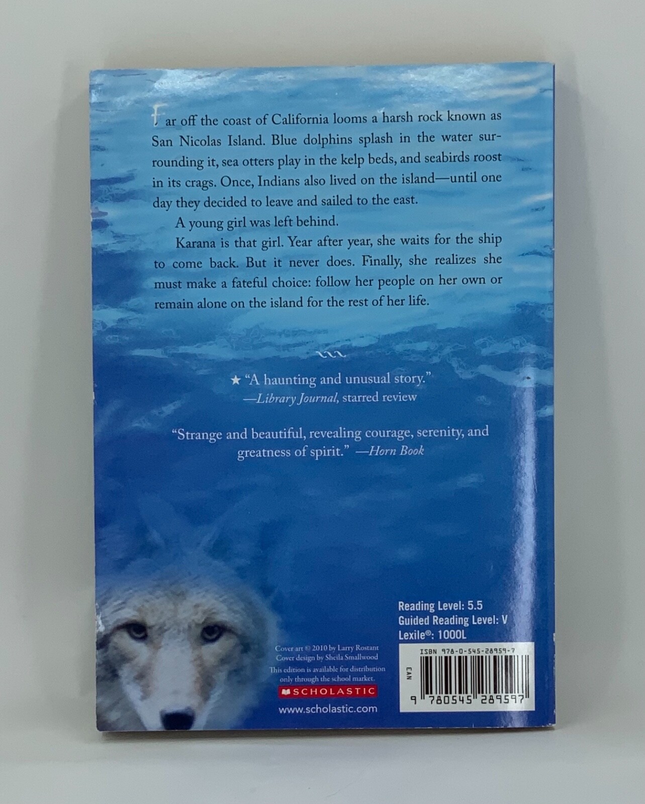 Island of the Blue Dolphins BOOK – Paperback By O’Dell, Scott – VERY GOOD