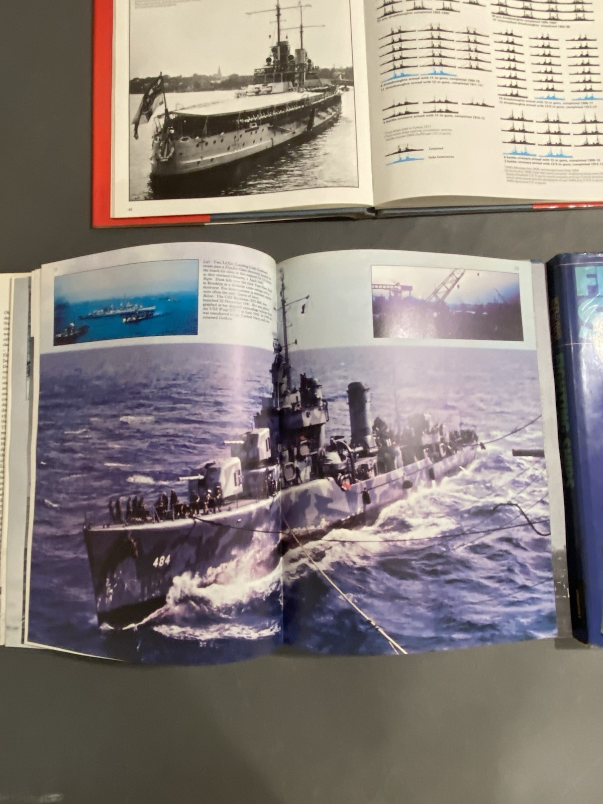 Book Lot of 3 WW1 WW2 Battleships Destroyers Fighting Ships Preston HC
