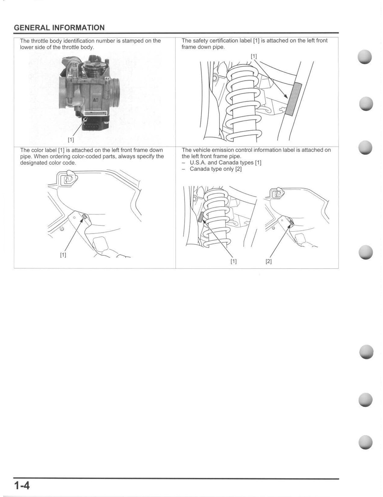 HONDA Rancher 420 TRX420 ATV Service Manual 2014, – COVERED – XL FOLDOUTS