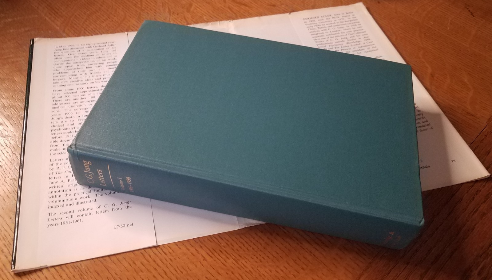 Carl G. Jung Letters 1906-1961 Gerhard Adler 2 Vol Set DJs Routledge 1973 Vtg VG