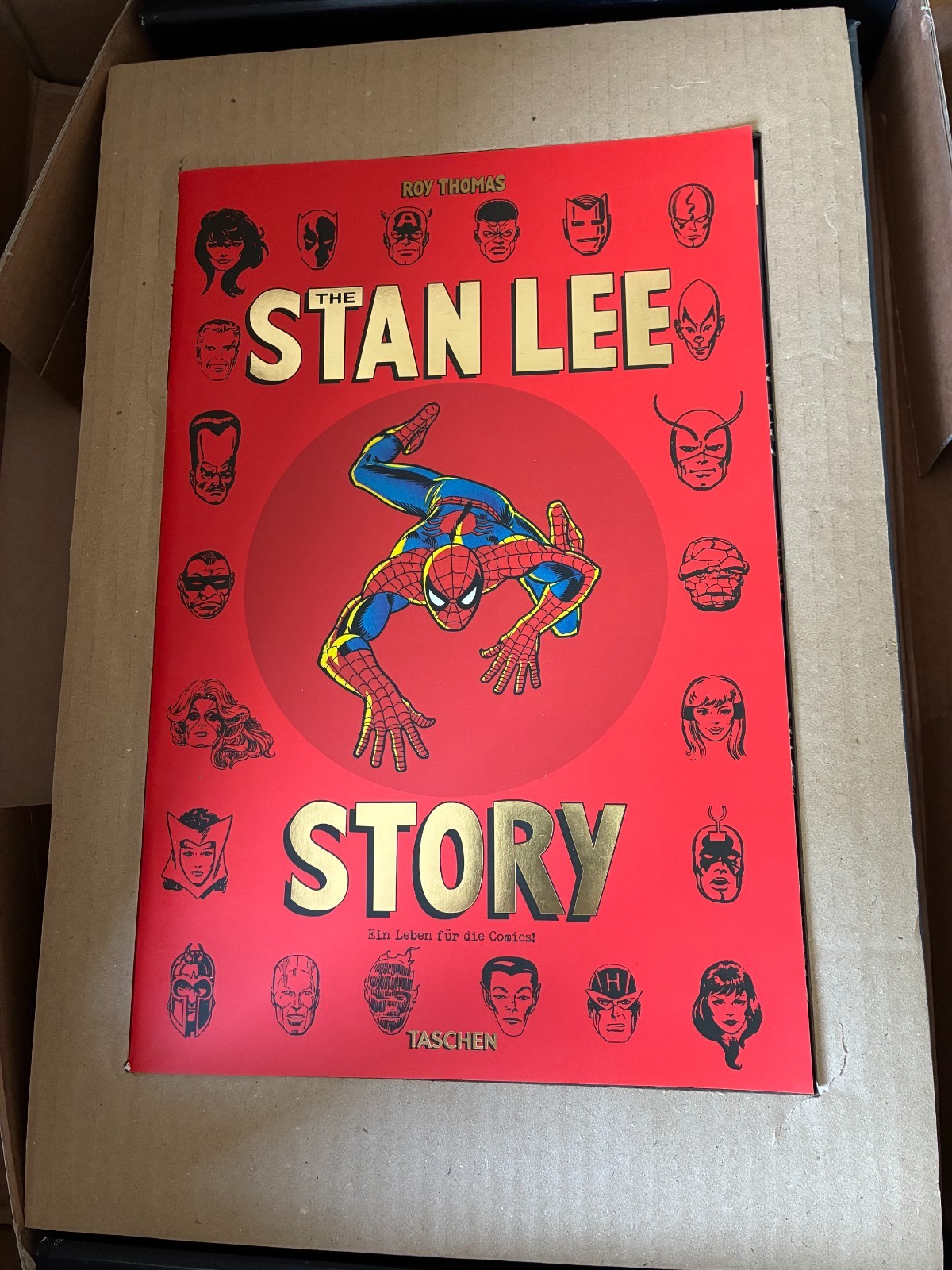 The Stan Lee Story by Roy Thomas OVERSIZED Hardcover Taschen GERMAN 20″ x 13