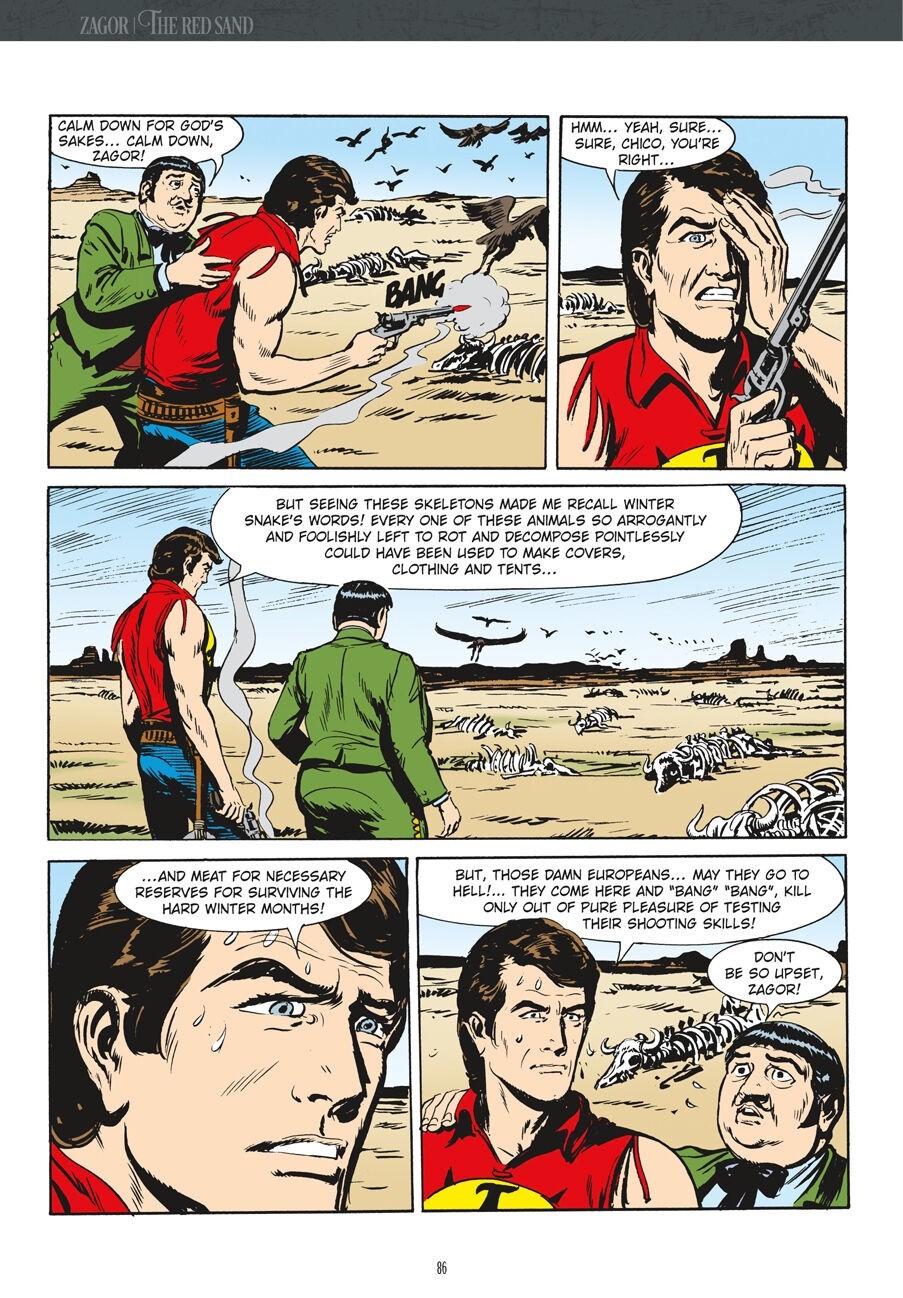 Zagor: The Red Sand (2016 Paperback), GN, Nolitta, Ferri, Rubini