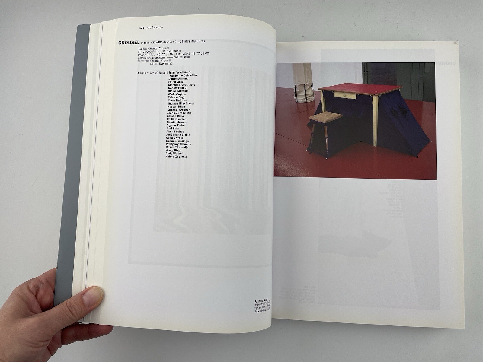 ART 40 BASEL: 10-14 JUNE 2009 ART SHOW UBS TRADE PAPERBACK CATALOG 754 PAGES
