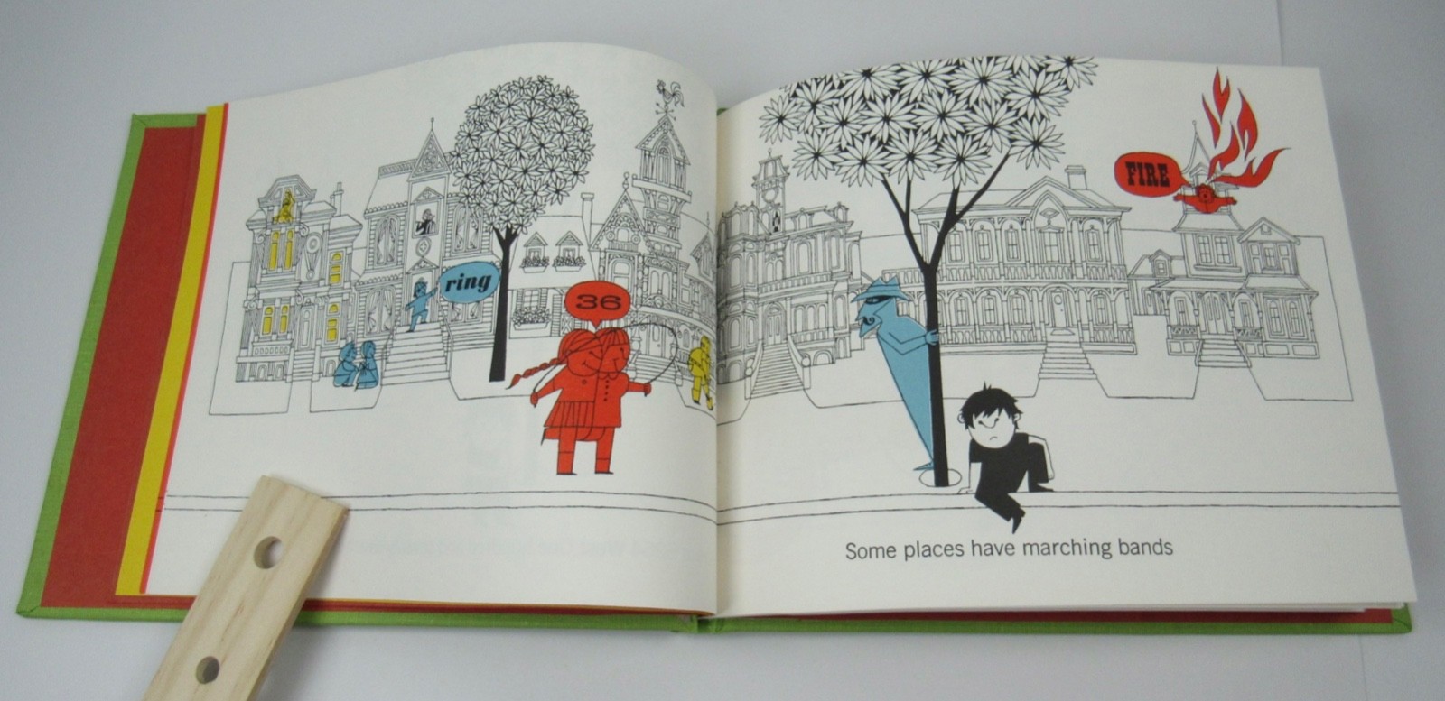 RARE Ellen Raskin Signed with Drawing HC Book Nothing Ever Happens On My Block