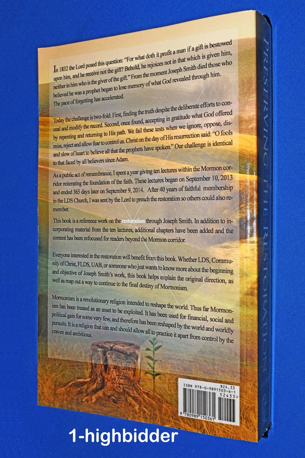 Preserving the Restoration by Denver C Snuffer Jr ‚For Joseph Smith Mormons‘