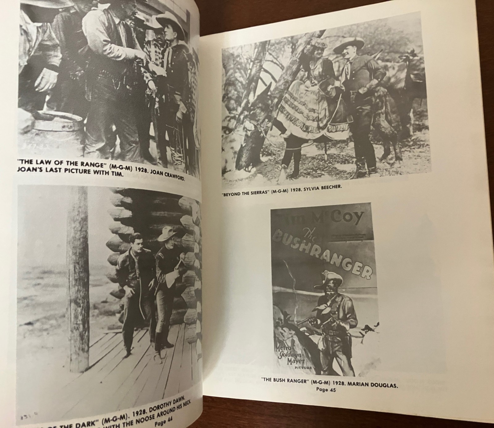 LOT OF 3 BOOKS Marco DeMarco Photostory PBs Johnny Mack Brown Tim McCoy Tom Mix