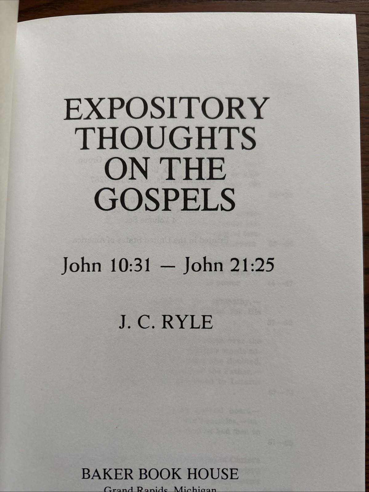 Expository Thoughts on the Gospels Volume 3 & 4 Hardcover J.C. Ryle Red Gold