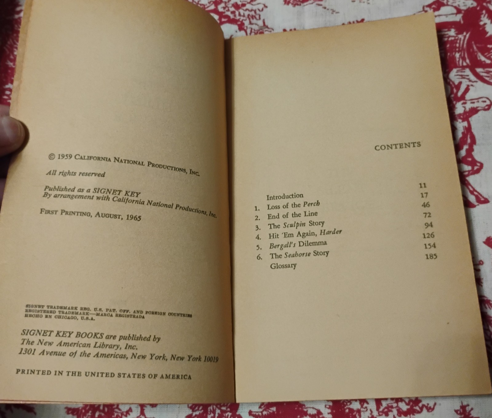 1959 The Silent Service William C. Chambliss 1st Printing WWII Submarine Signet