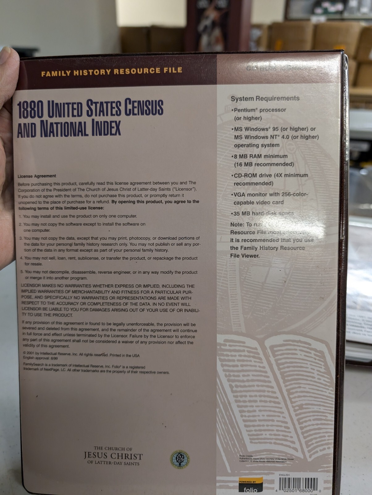 Family Search Genealogical Research CD Rom 3 sets in bundle VG 240711