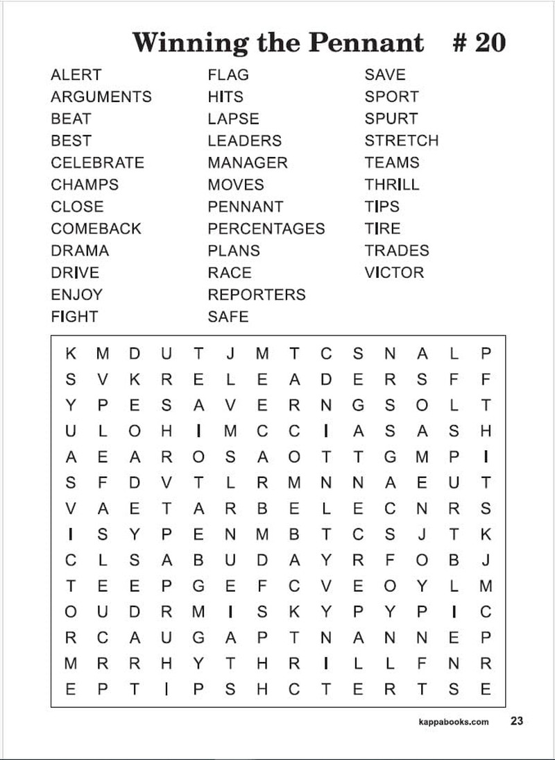 Jumbo Large Print Word-Finds Word Search Puzzle Book