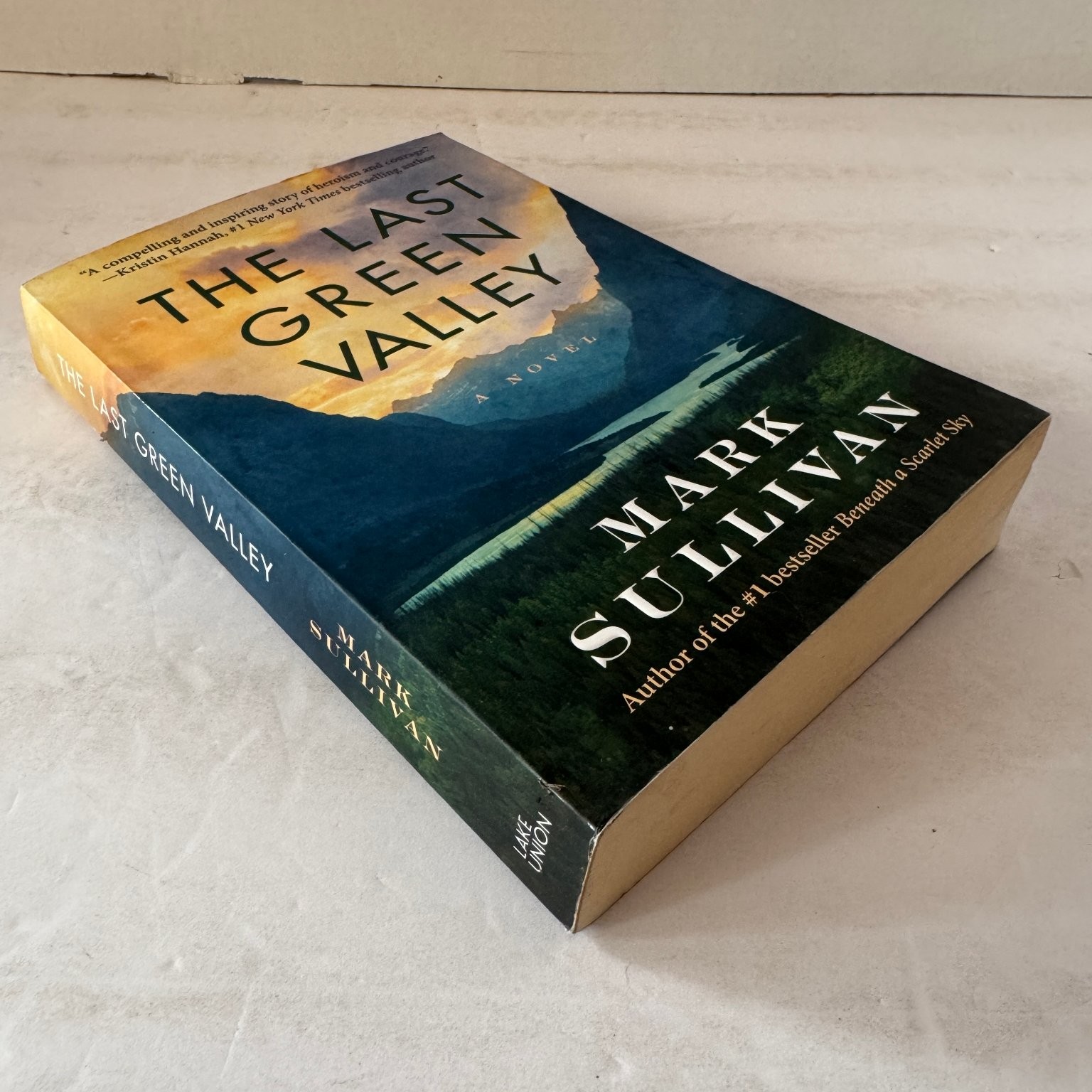 The Last Green Valley Mark Sullivan 2021 First Edition Historical Fiction Lake