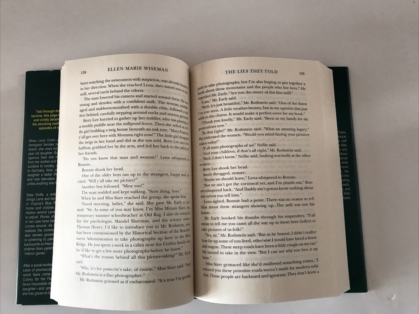 THE LIES THEY TOLD Book Hardcover New