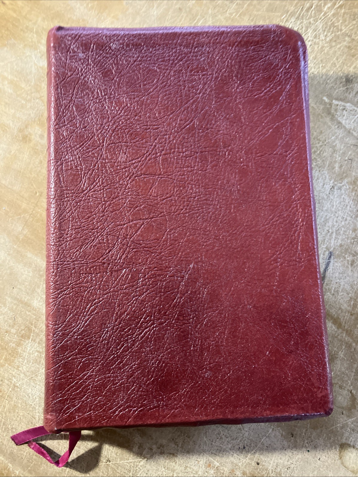 NASB New Open Bible Study Edition Burgundy Genuine Leather 1990 USA 1976BG