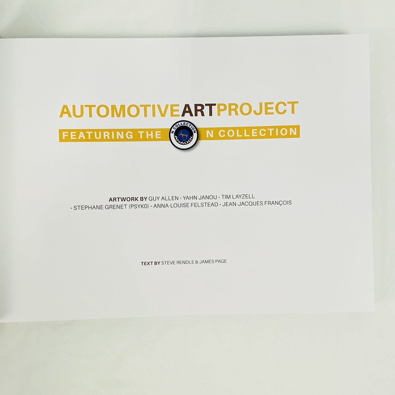 Porter Press Automotive Art Project Fabric Hard Cover Book | Collector’s Edition