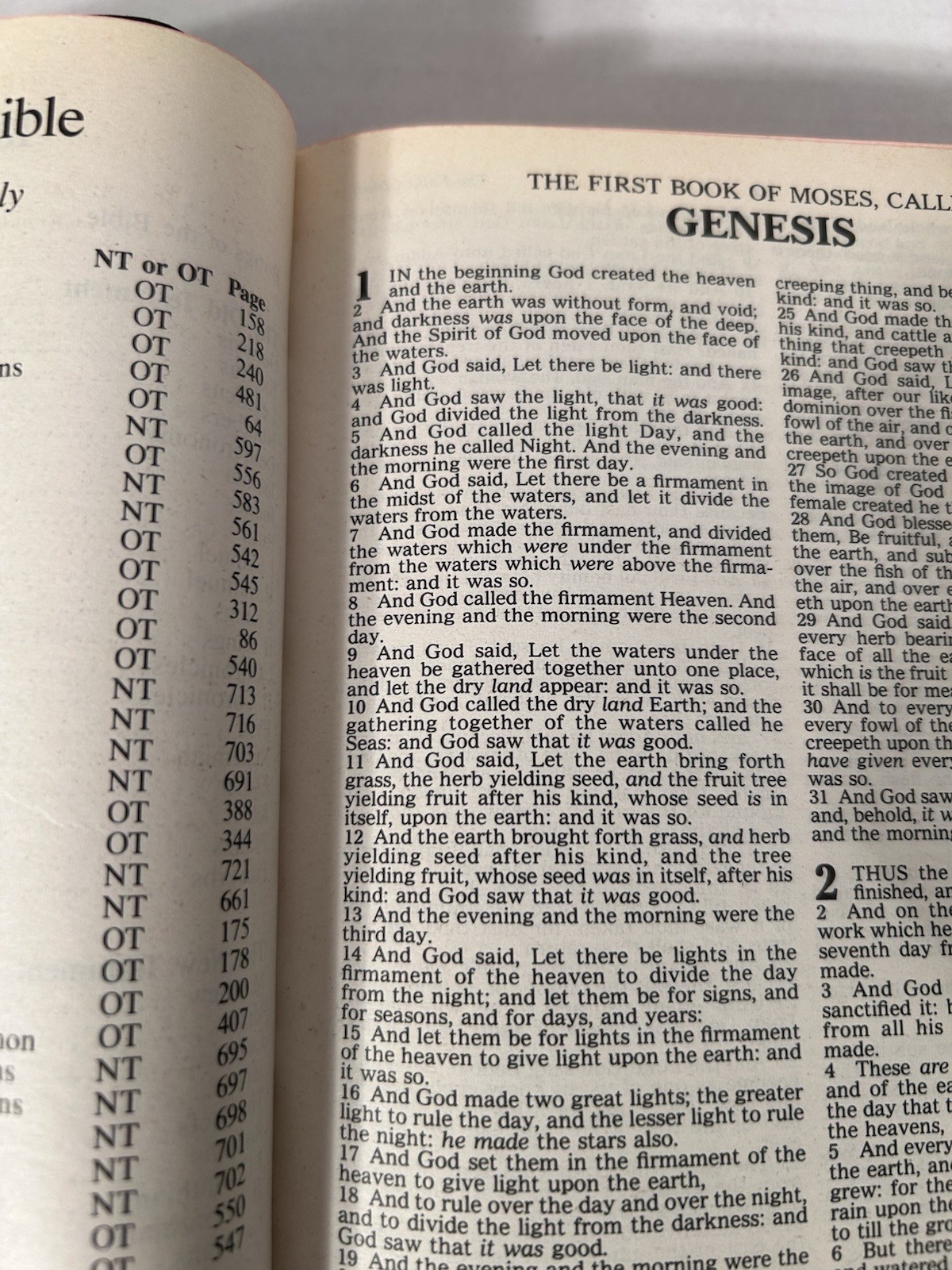 Holy Bible King James Version Regency 162M Red Letter