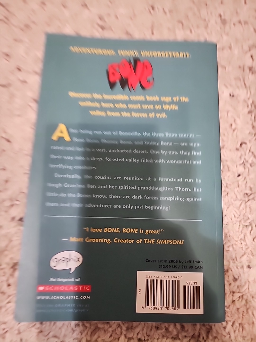 BONE #1: Out from Boneville – Paperback By Smith, Jeff