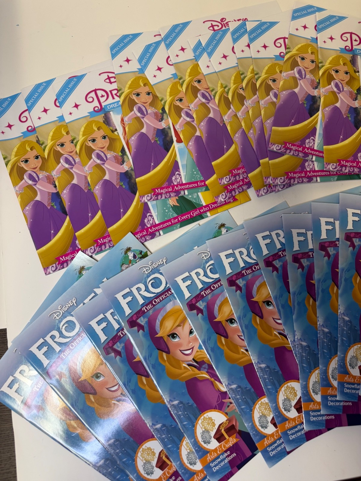Disney Frozen & Disney Princess Magazine Lot Bundle – Children’s Activity Books