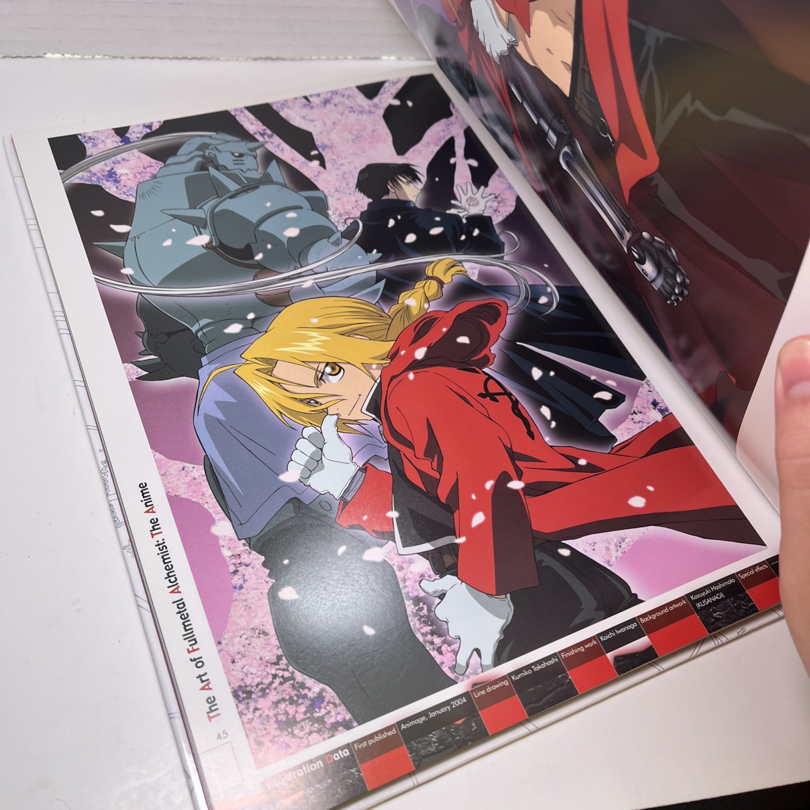 Art of Fullmetal Alchemist The Anime by Hiromu Arakawa (2006, Hardcover) VG