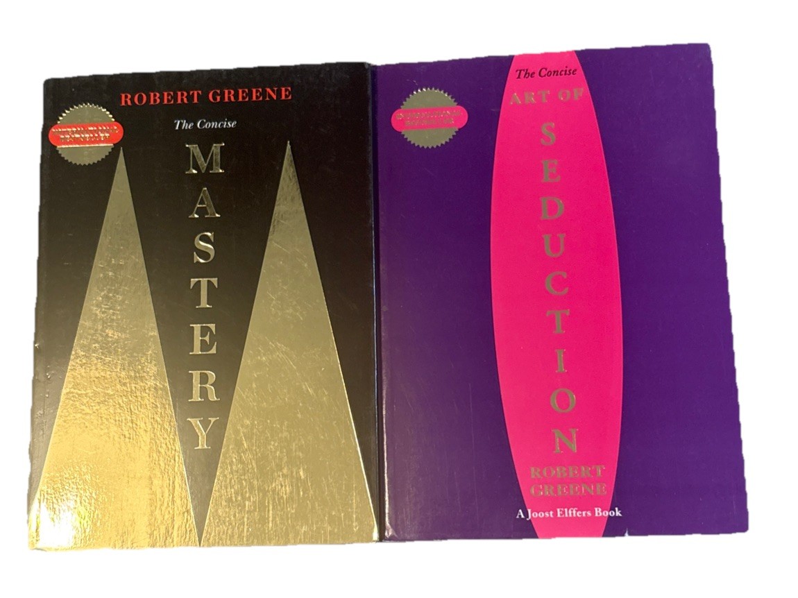 Robert Greene 2 Books The Concise Seduction & The Concise Mastery PB Very Good