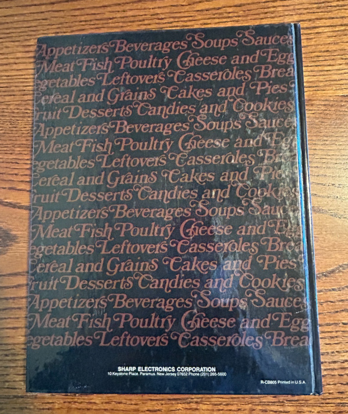 Vintage Sharp Carousel Microwave Oven Cook Book Recipes Hardcover 256 Pages