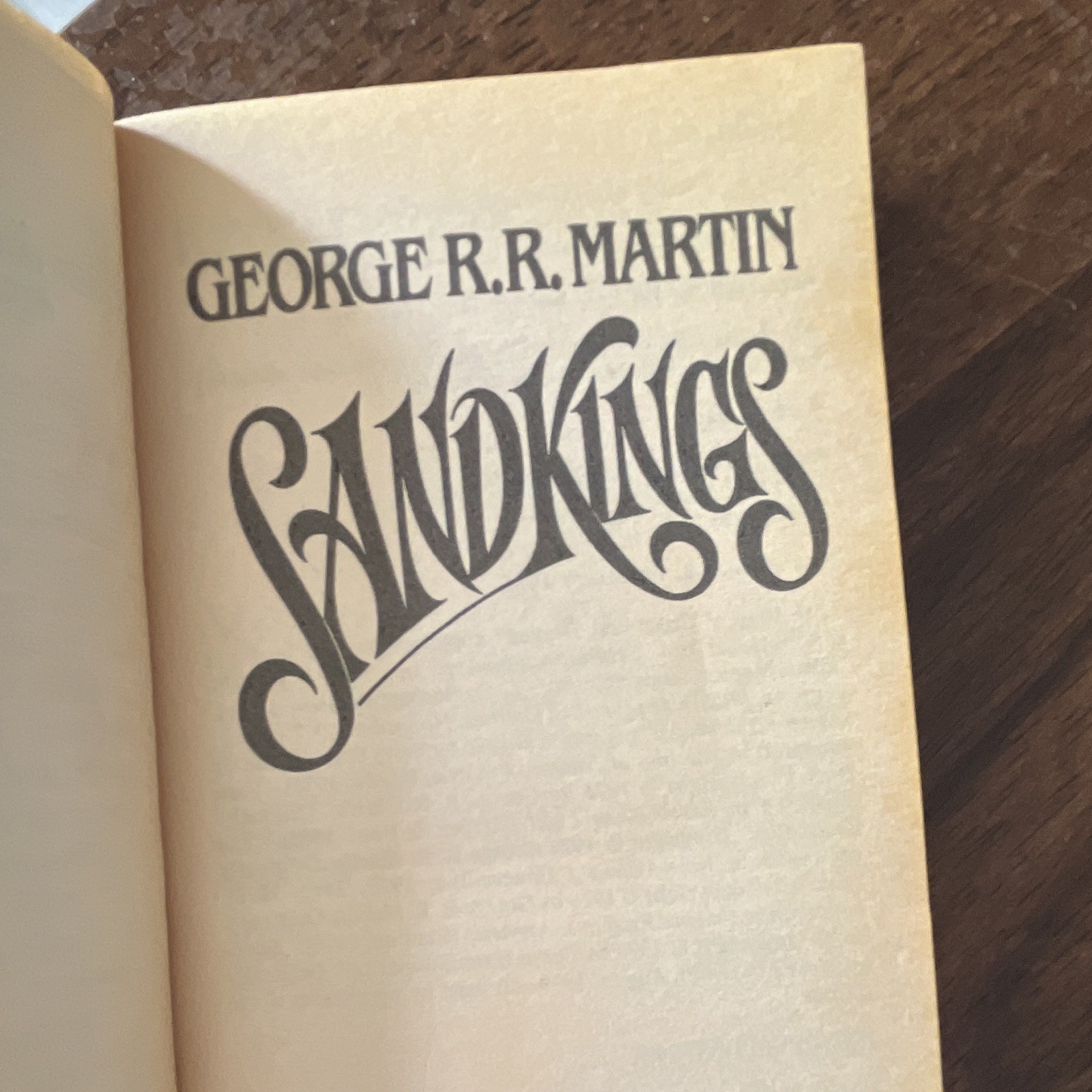 George R.R. Martin – Sandkings Paperback First Printing
