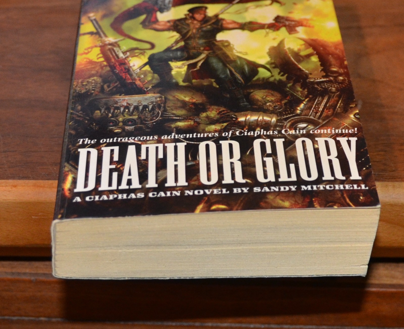 Death or Glory paperback book by Sandy Mitchell WARHAMMER 40K CIAPHAS CAIN 2006