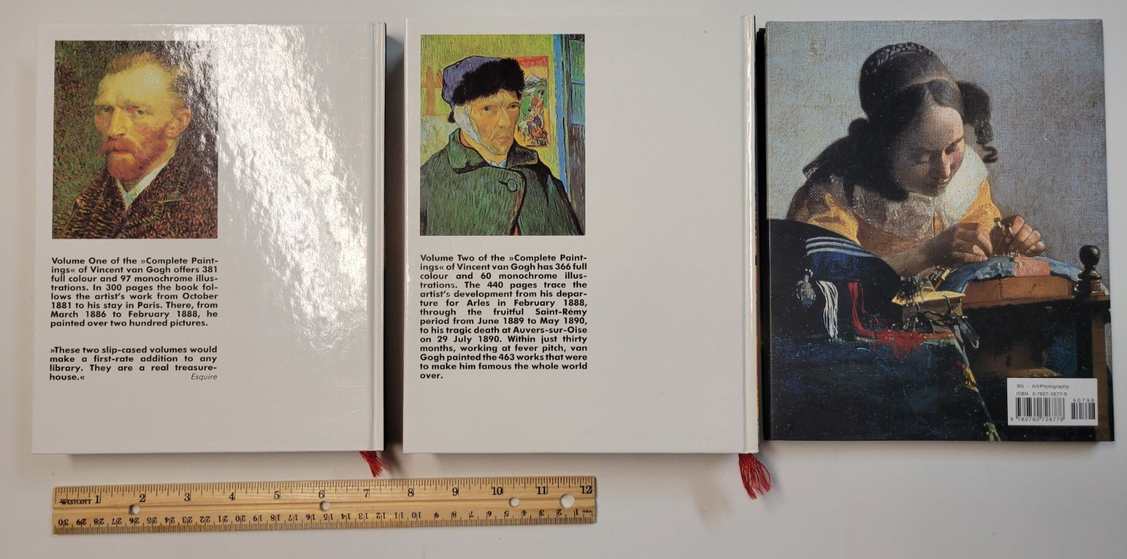 Vincent Van Gogh: The Complete Paintings (2 Volume Set) Hardcover & Vermeer Book