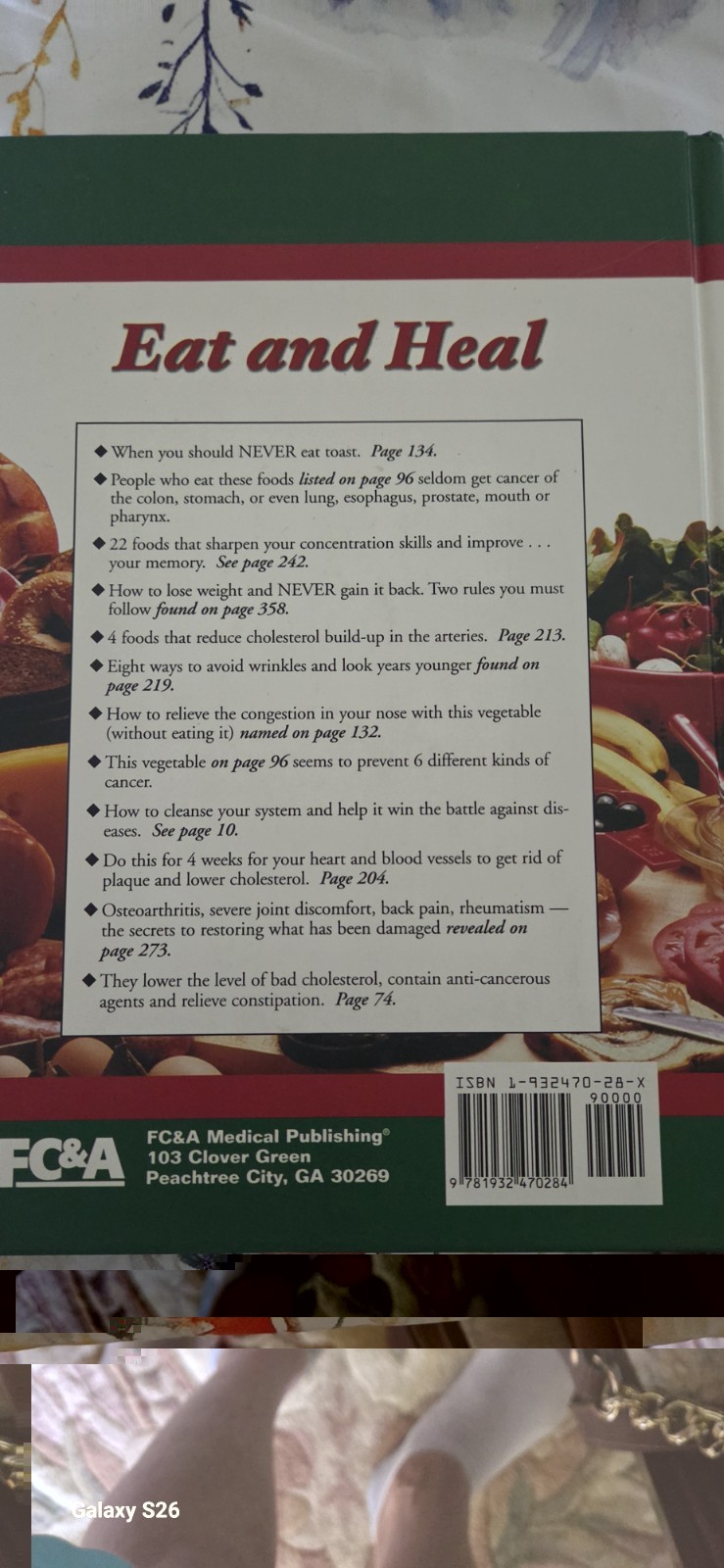 Eat and Heal – Hardcover, by FC&A Medical Publishing – Very Good