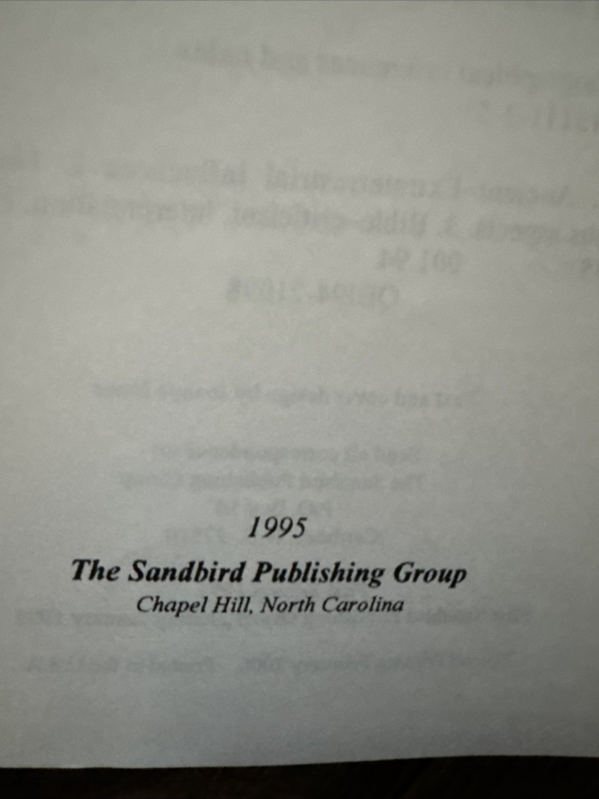 Ann Madden Jones – The Yahweh Encounters – First Edition 1995- The Sandbird Pub.