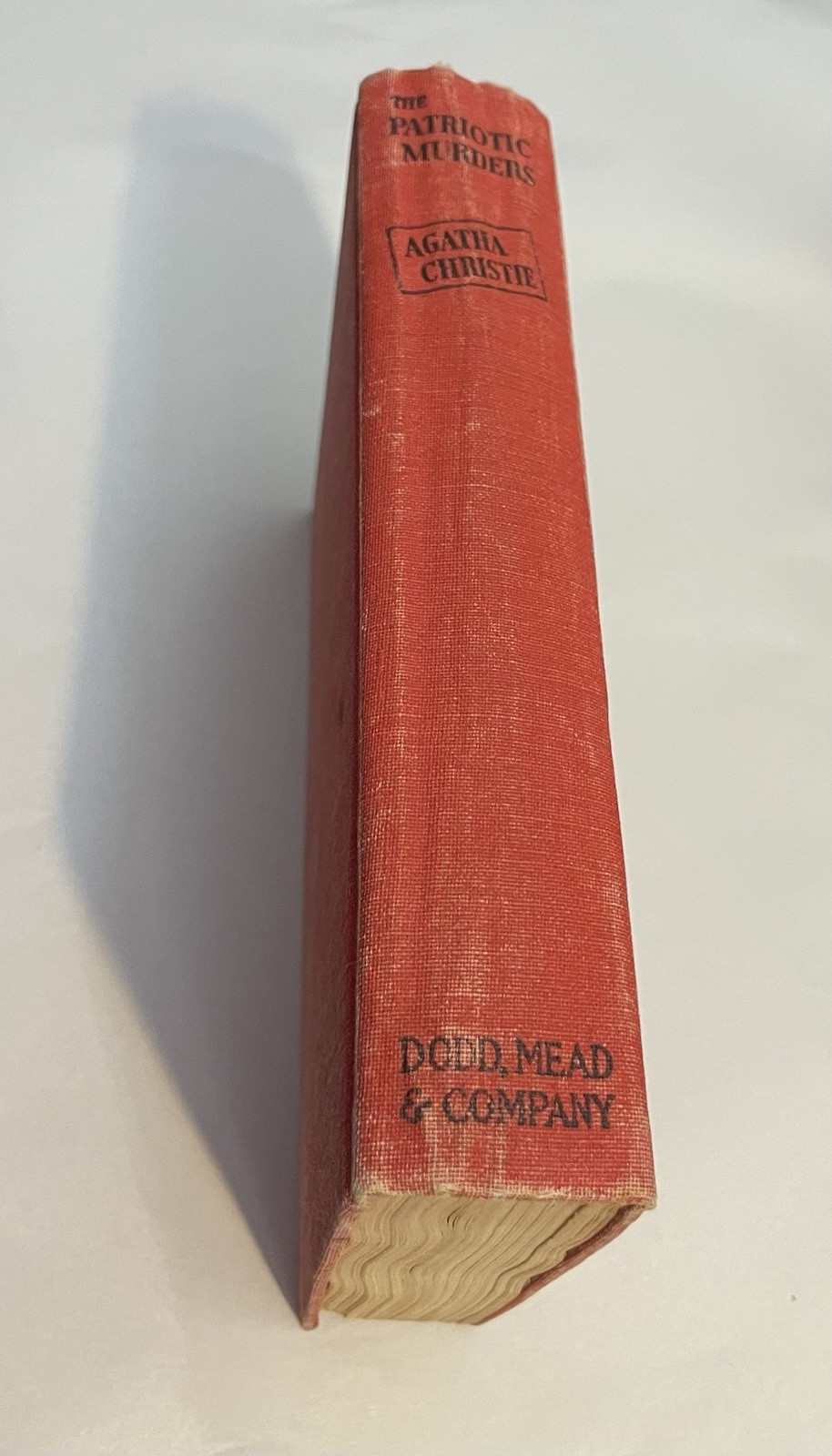 AGATHA CHRISTIE THE PATRIOTIC MURDERS First Edition 1941 Dodd Mead Red Badge