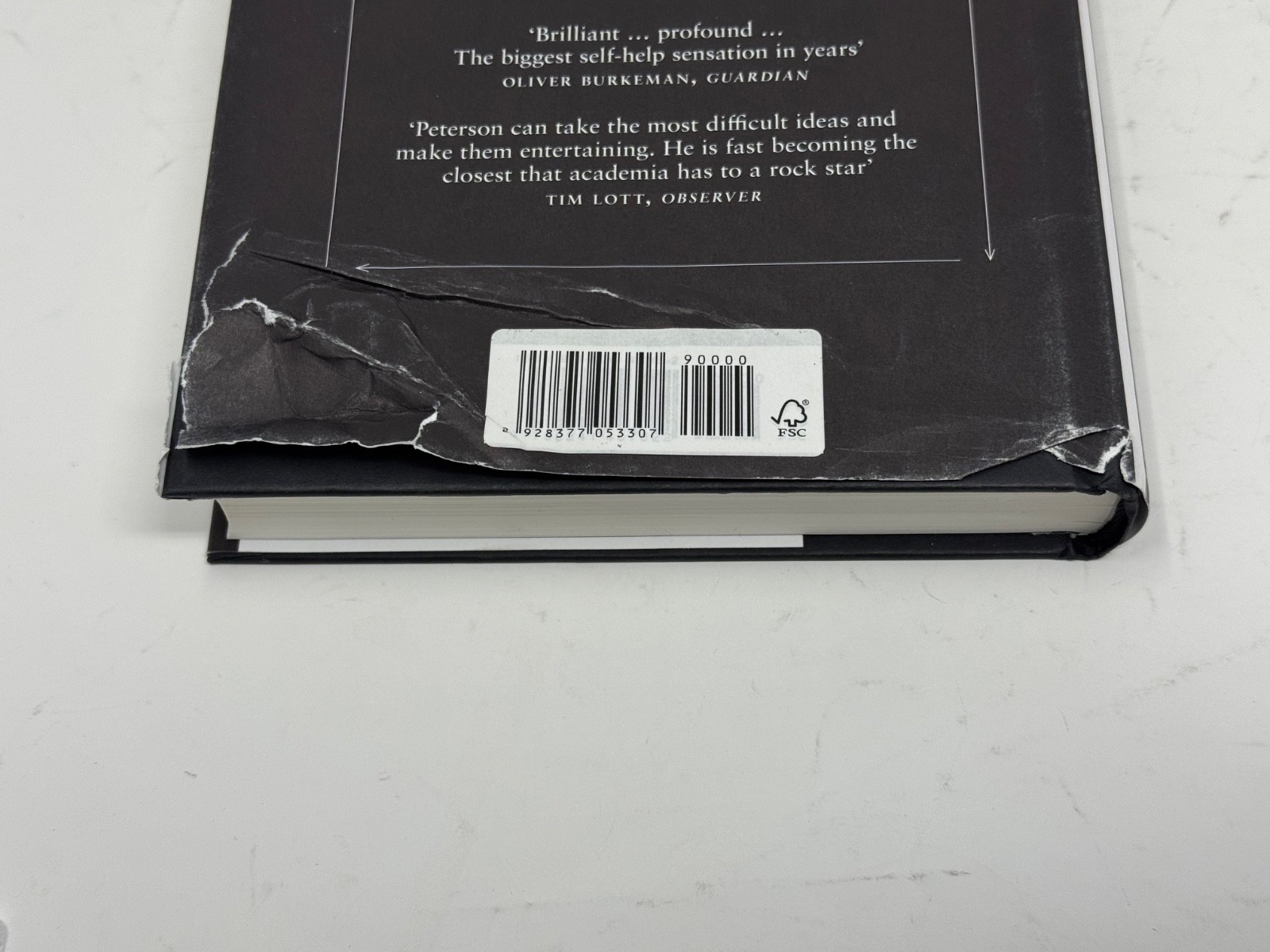 Jordan B. Peterson Signed Autograph Beyond Order Hardcover Book 1st Edition JSA