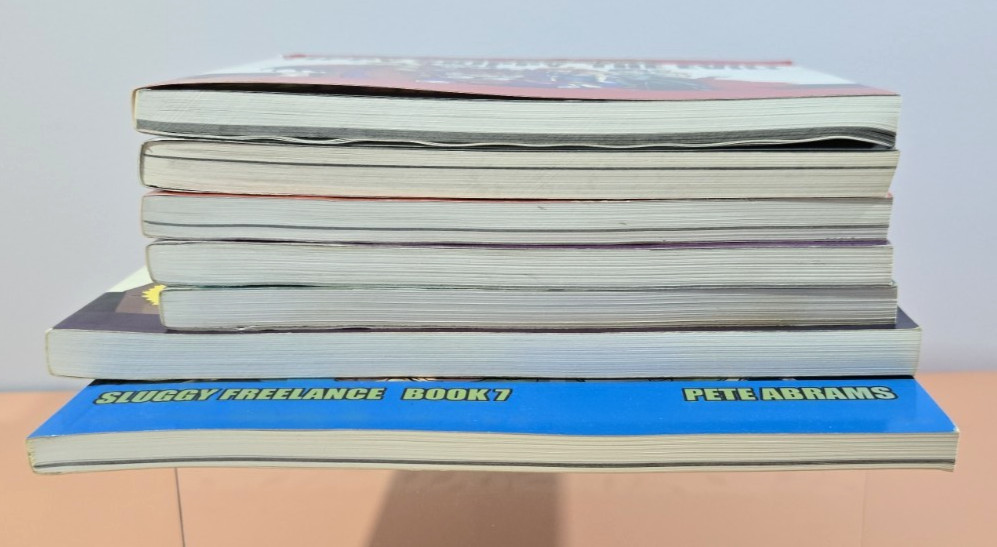Sluggy Freelance Books Vol 1-7 @1998-2002 by Pete Abrams