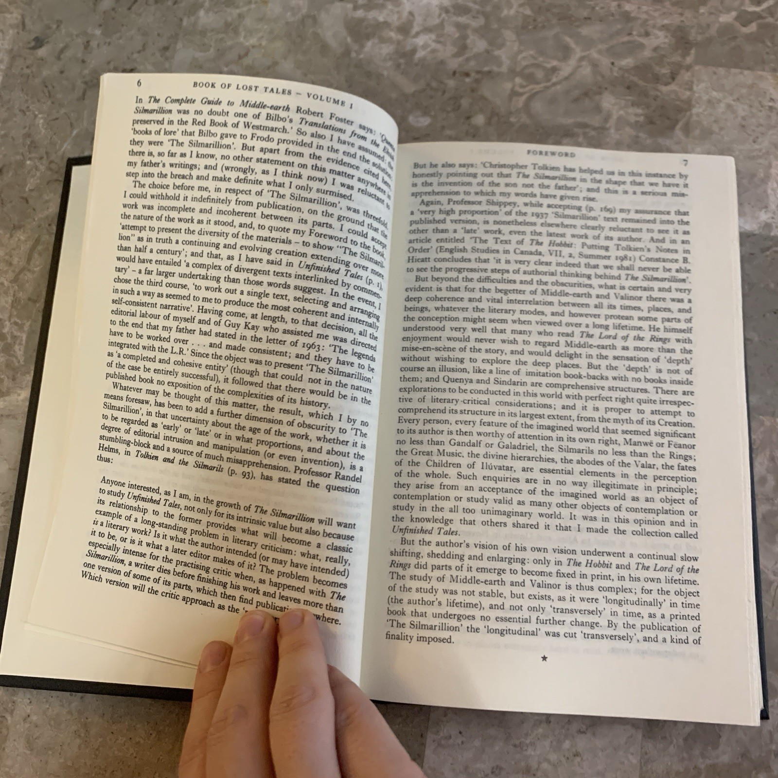 J.R.R. Tolkien The Book of Lost Tales Part One 1984 First Book Club Edition HCDJ