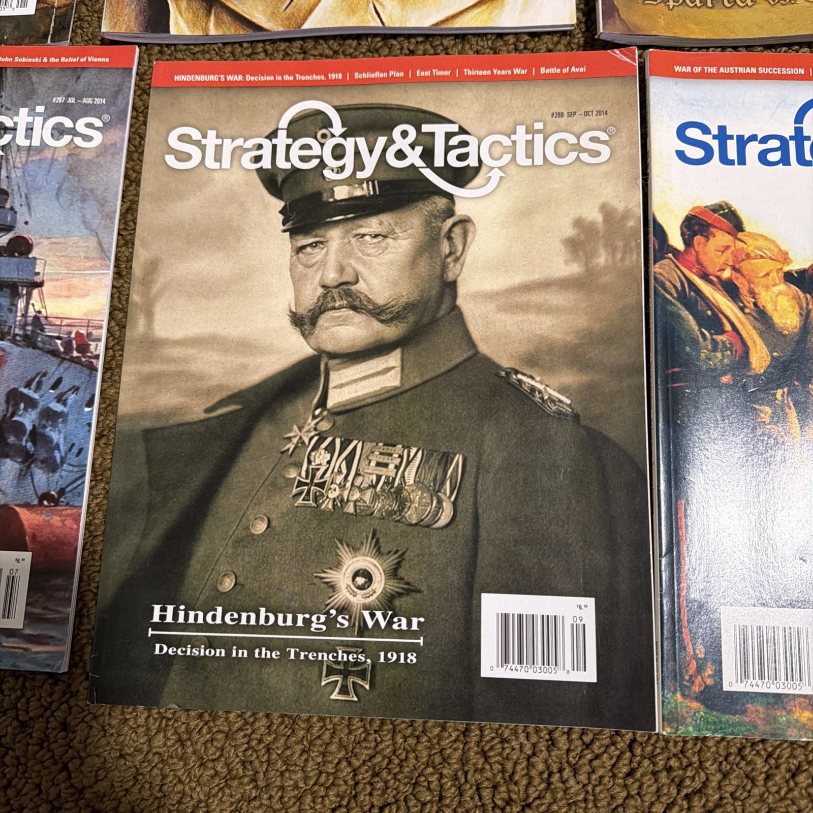 Strategy & Tactics Magazines 284-289 No Games