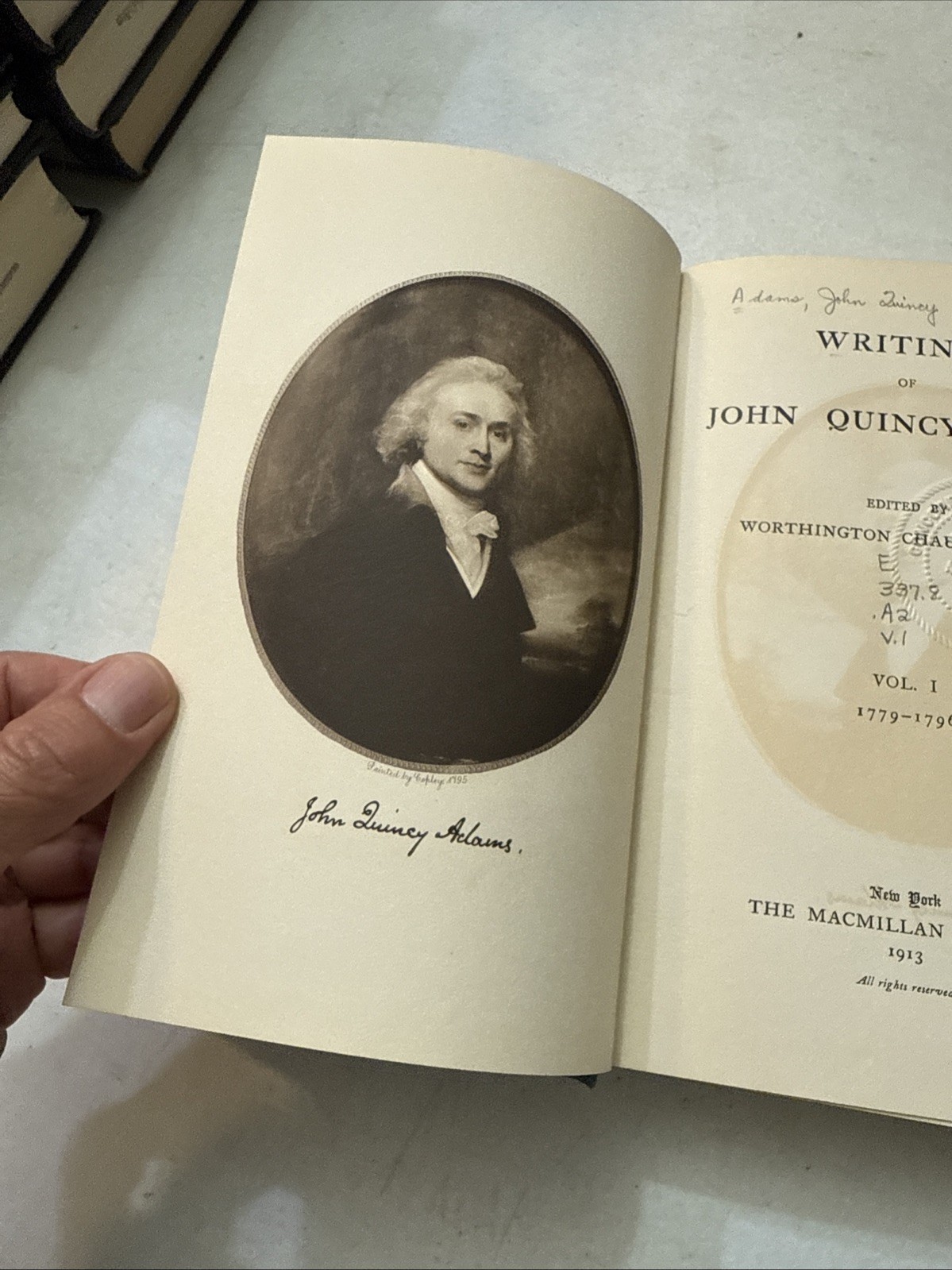 Writings of John Quincy Adams, 7 Volume Set, 1913