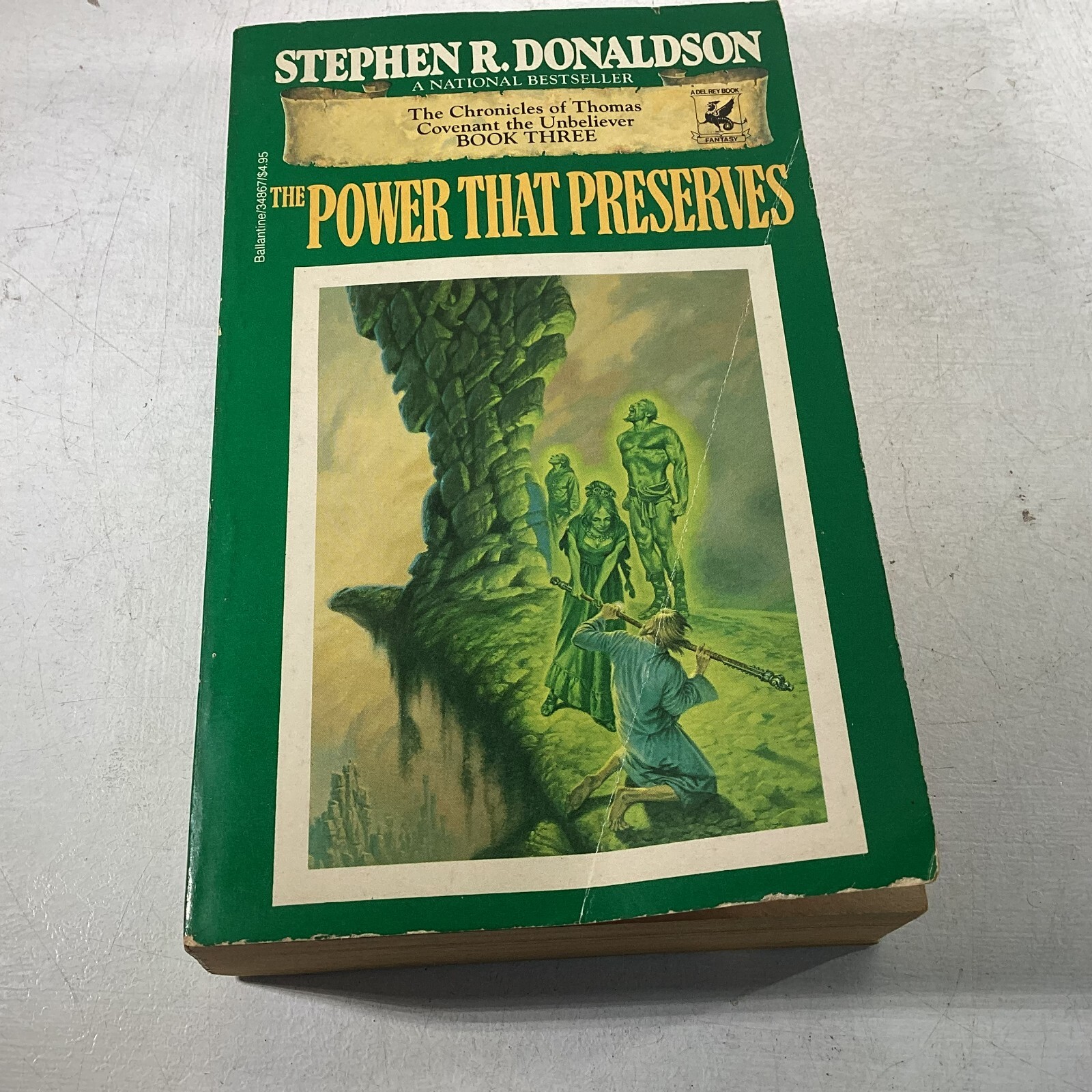 Donaldson The Chronicles of Thomas Covenant the Unbeliever 1-3 PB 1980s VG