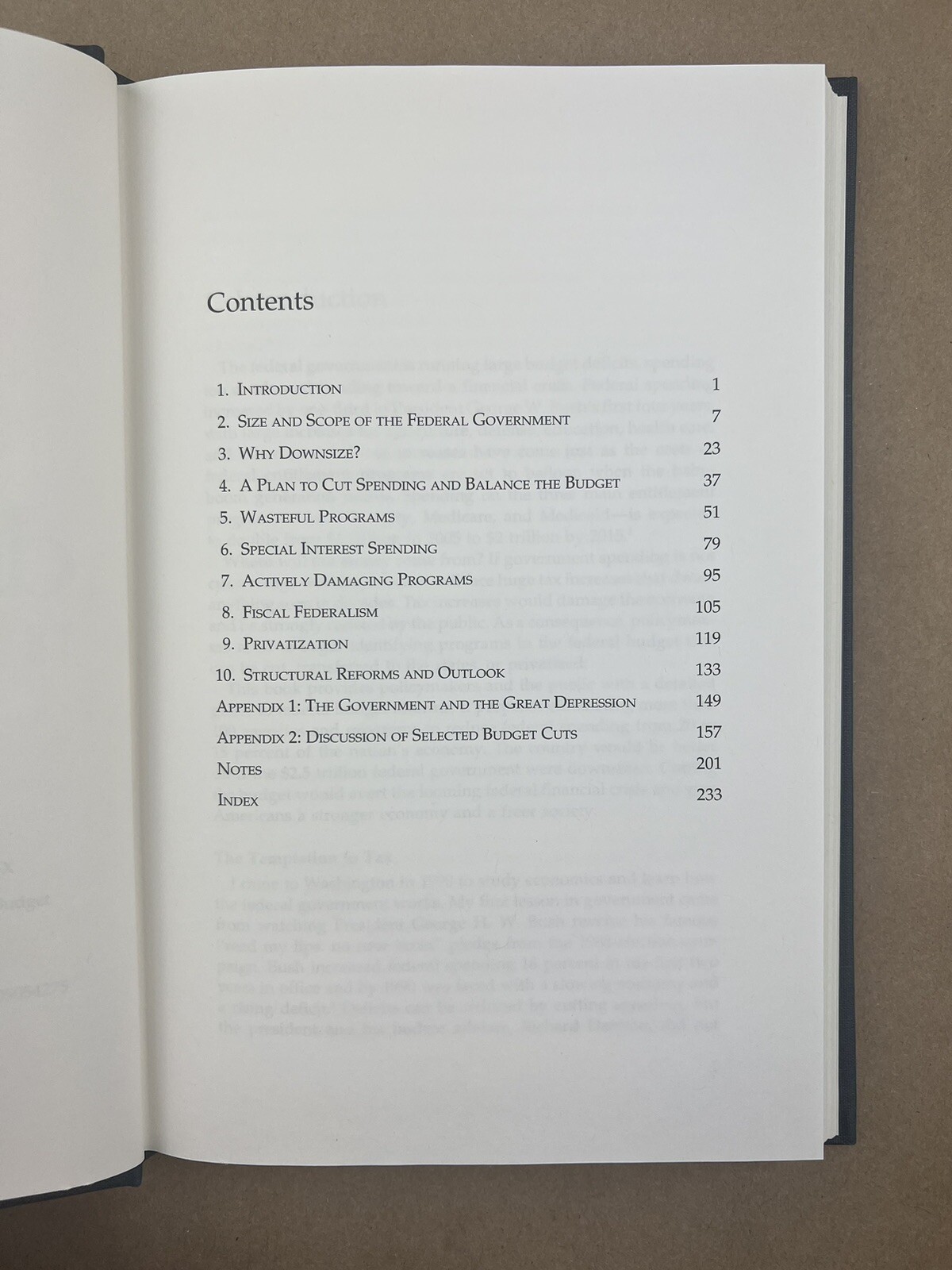 Downsizing the Federal Government; Chris Edwards, Cato Institute 2005 (HC/DJ)