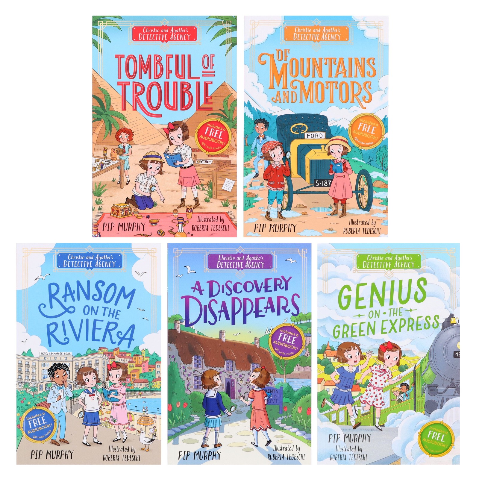 Christie and Agatha’s Detective Agency 5 Books Collection Box Set -Ages 7-9 – PB