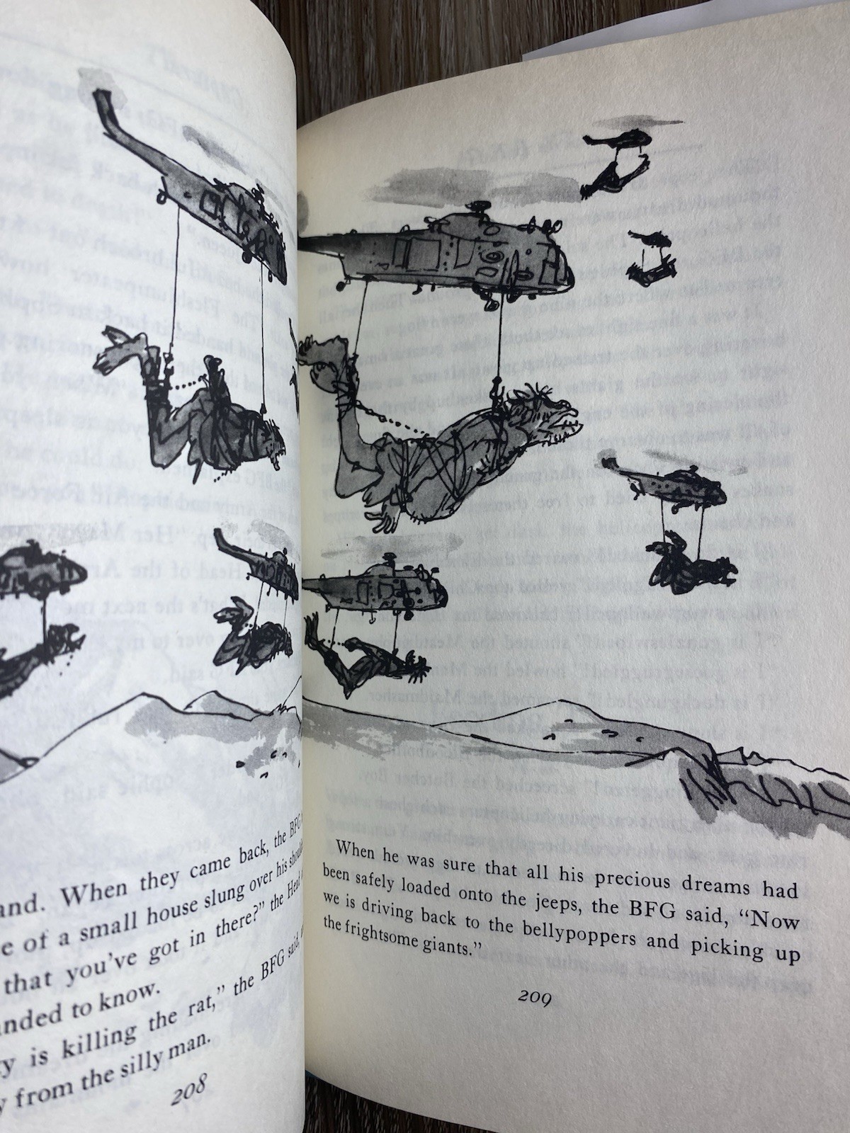 The BFG Roald Dahl First Edition American Later Print Hardcover Illustrated